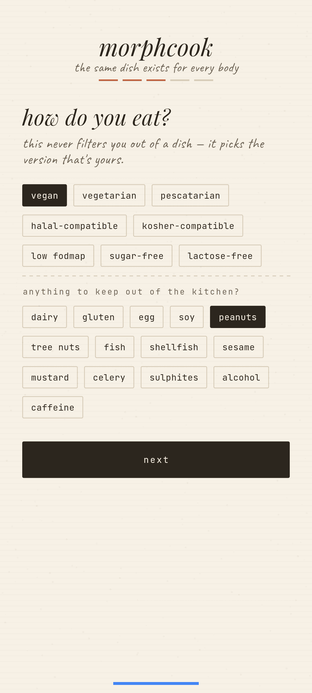 MorphCook screenshot 1