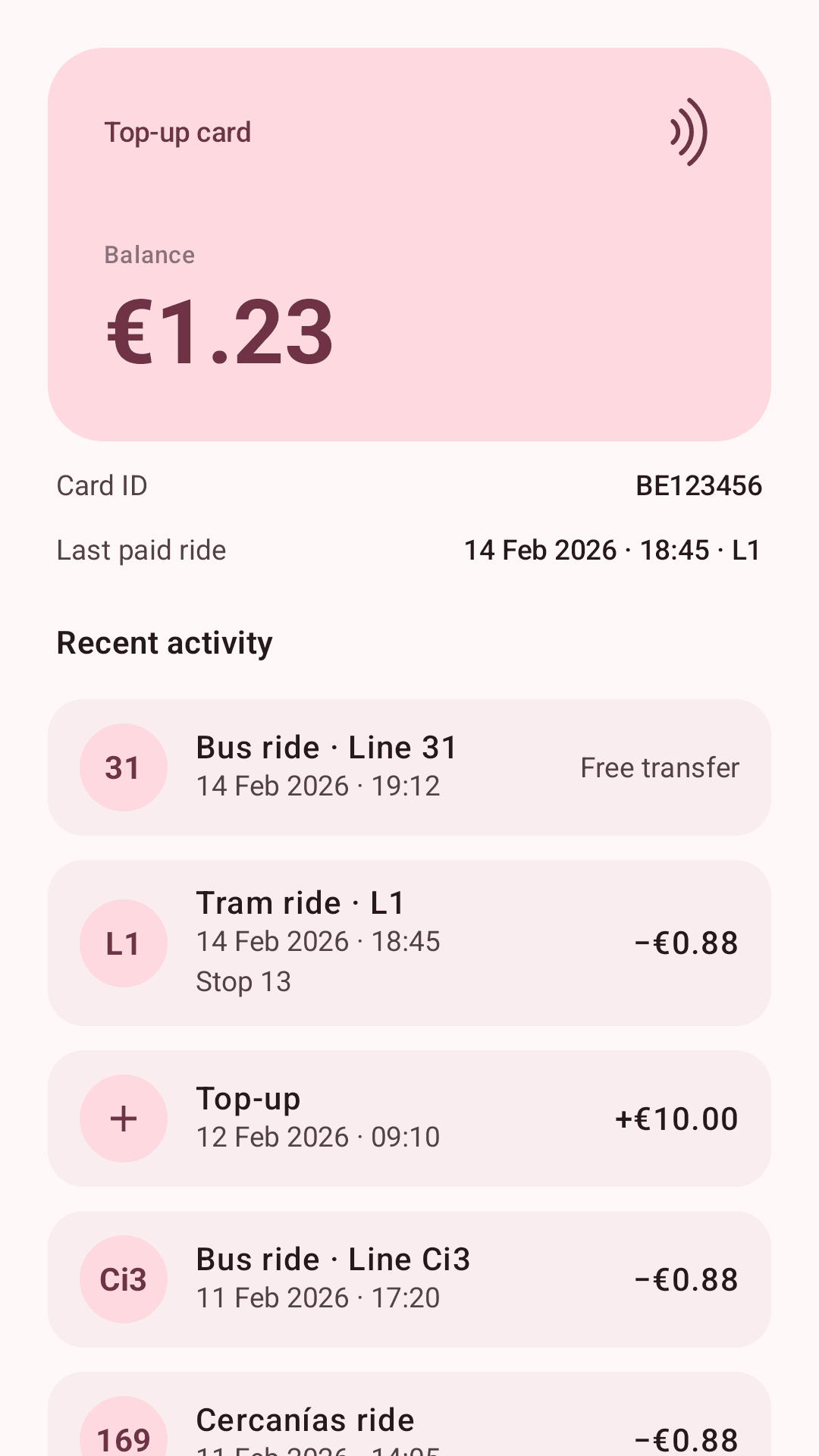 Zaragoza Tarjeta Bus screenshot 2
