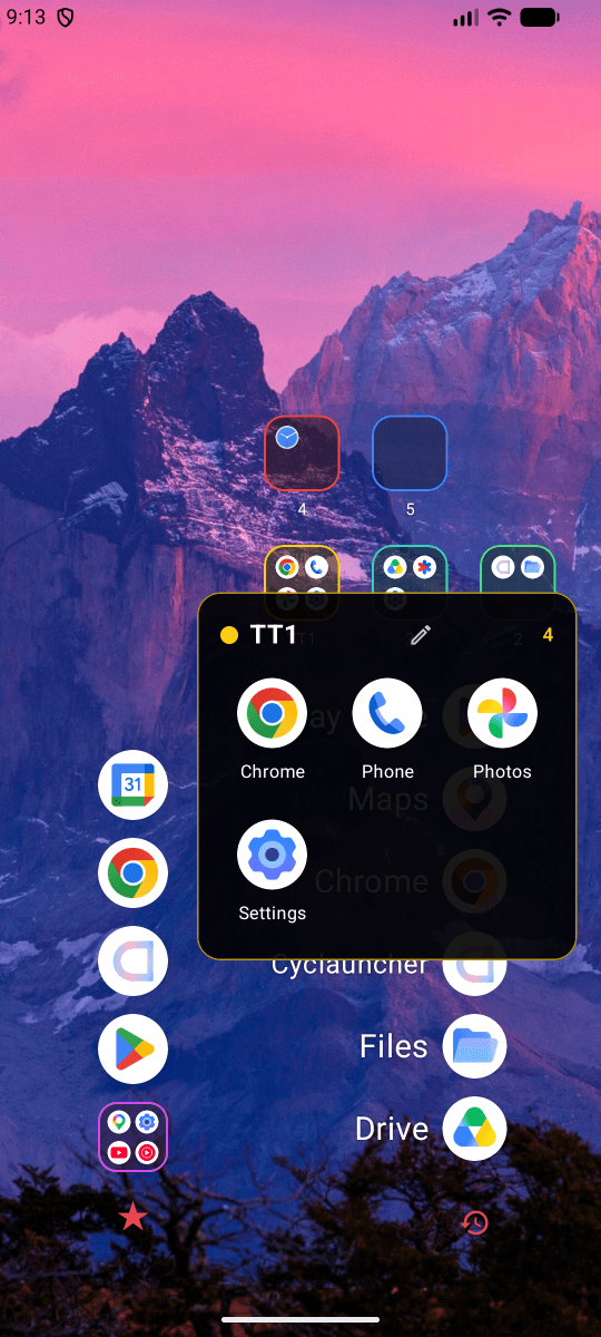 Cyclauncher screenshot 2