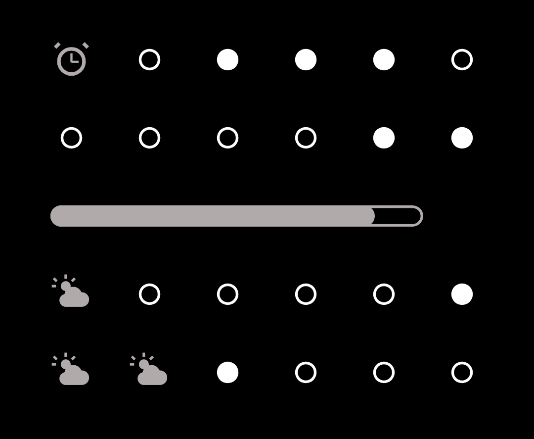 BinClockWidget screenshot 1