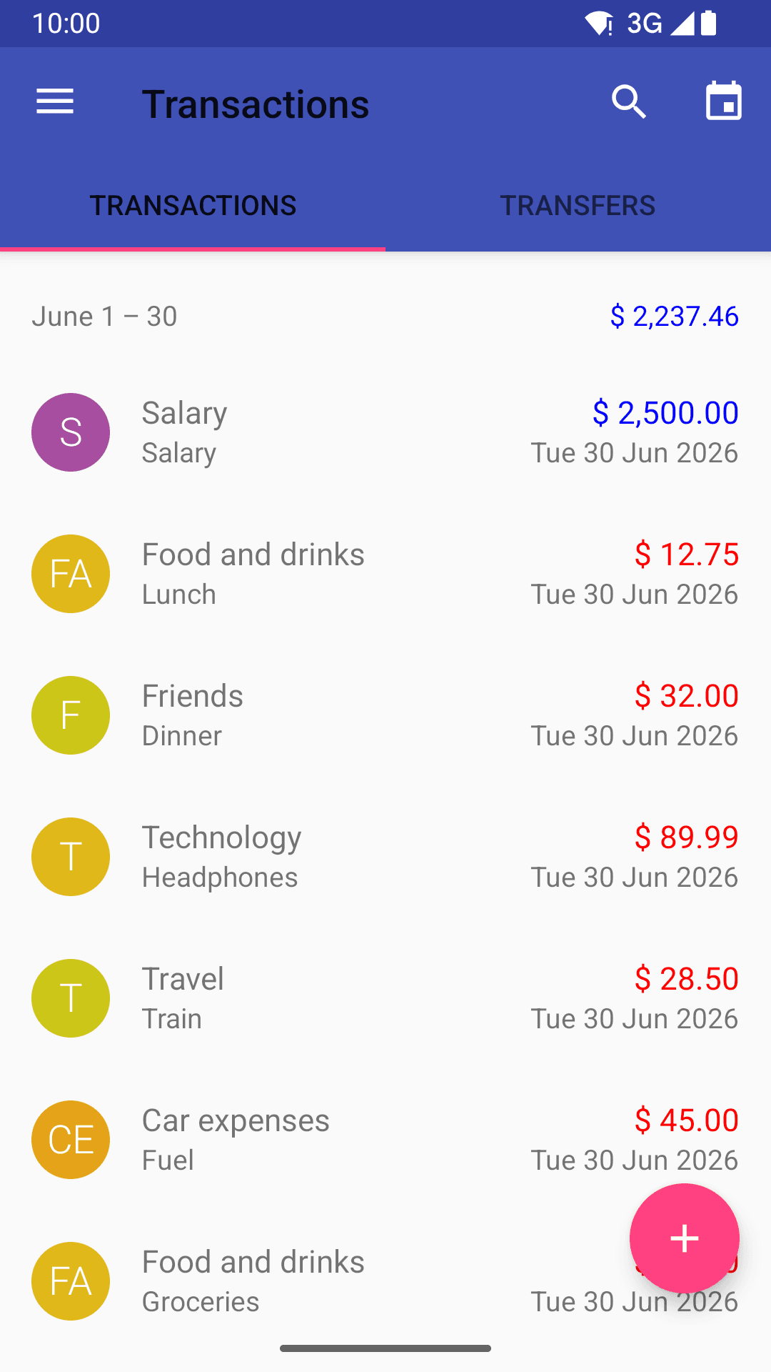 Tallybook screenshot 2