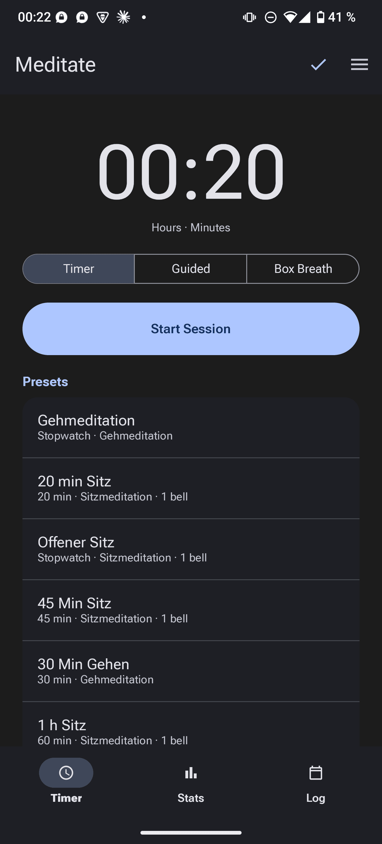 Meditate screenshot 1
