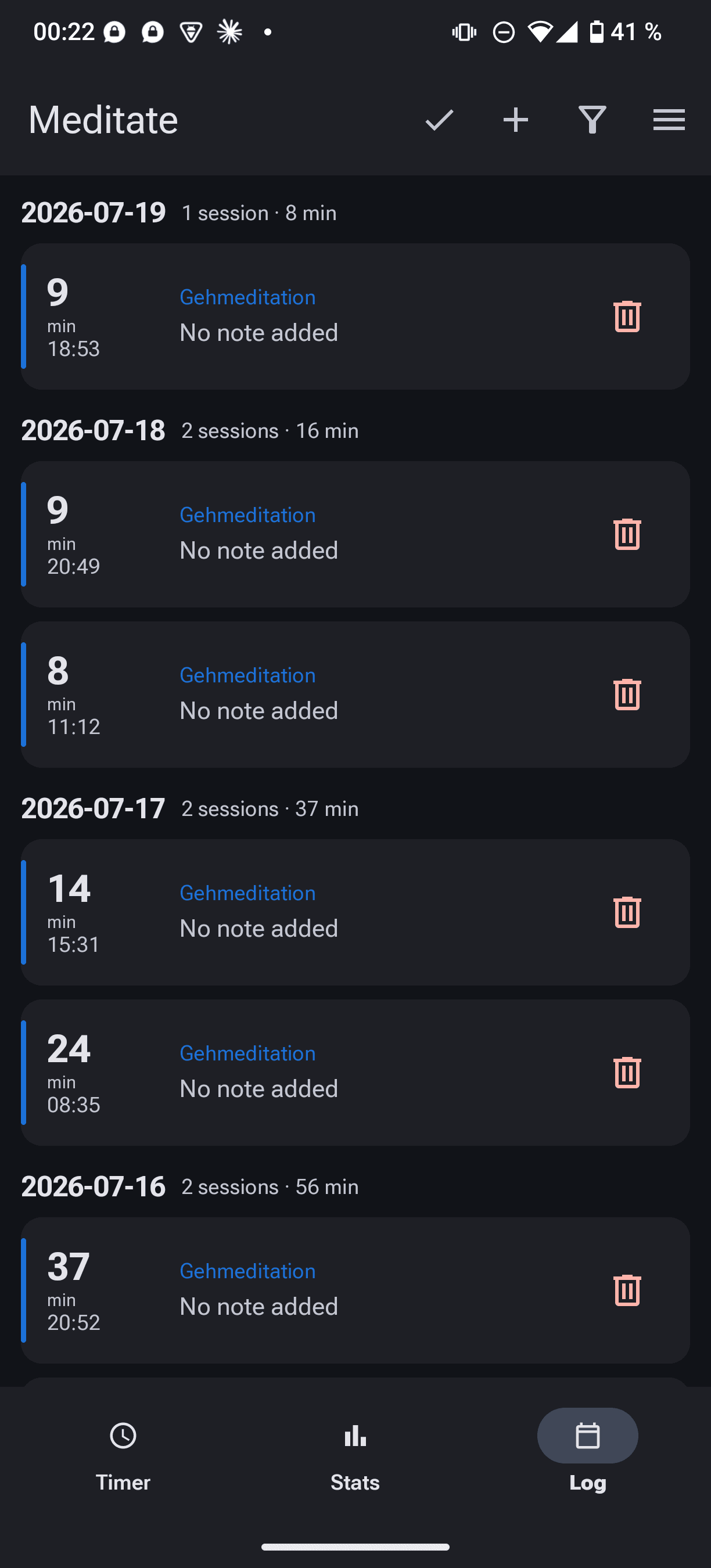 Meditate screenshot 3
