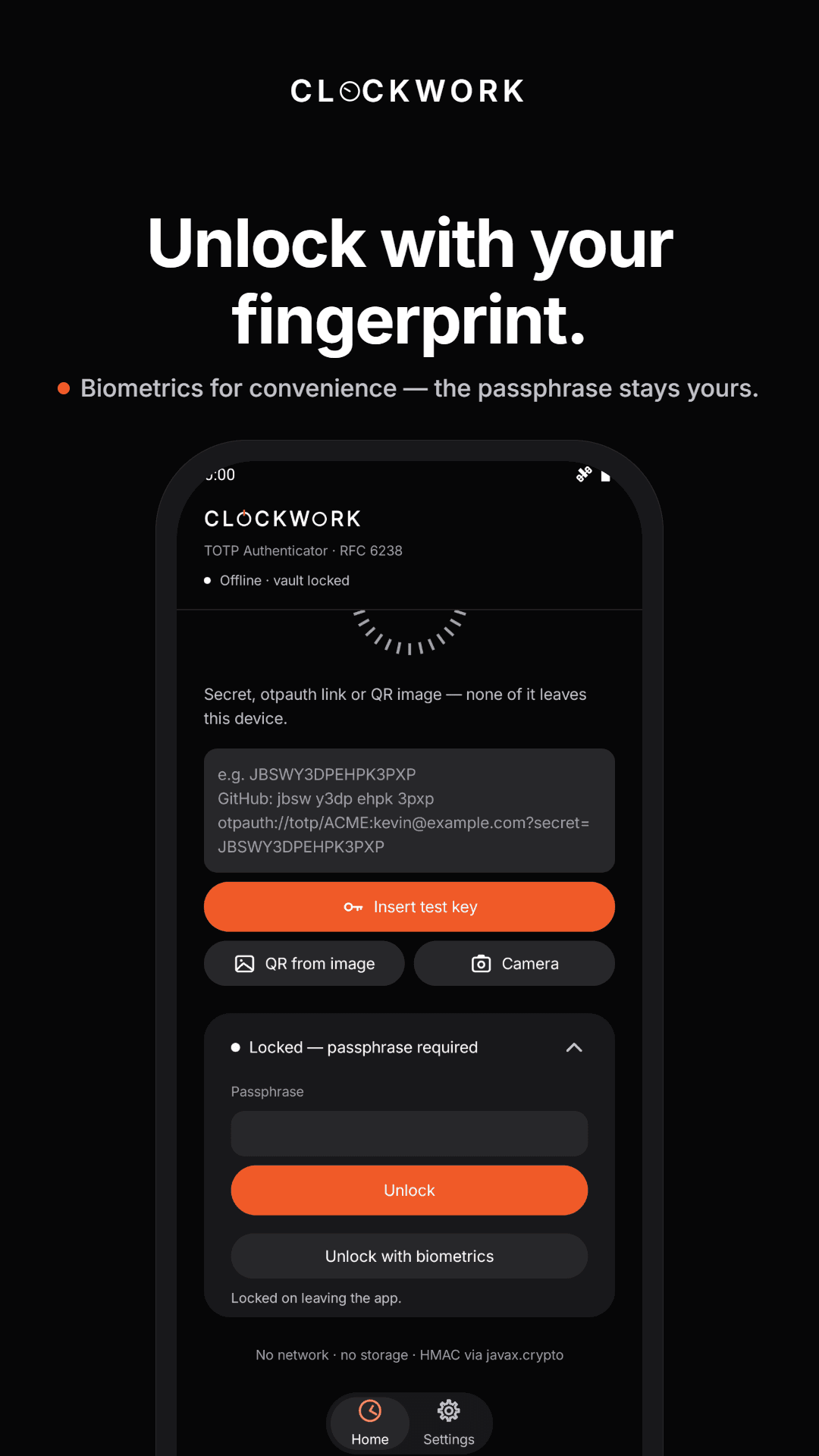 Clockwork: 2FA Authenticator screenshot 4