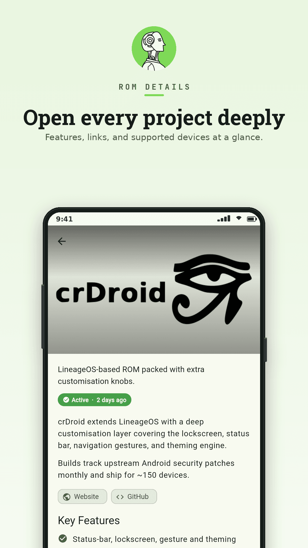Custom RR: ROMs & Recovery screenshot 3