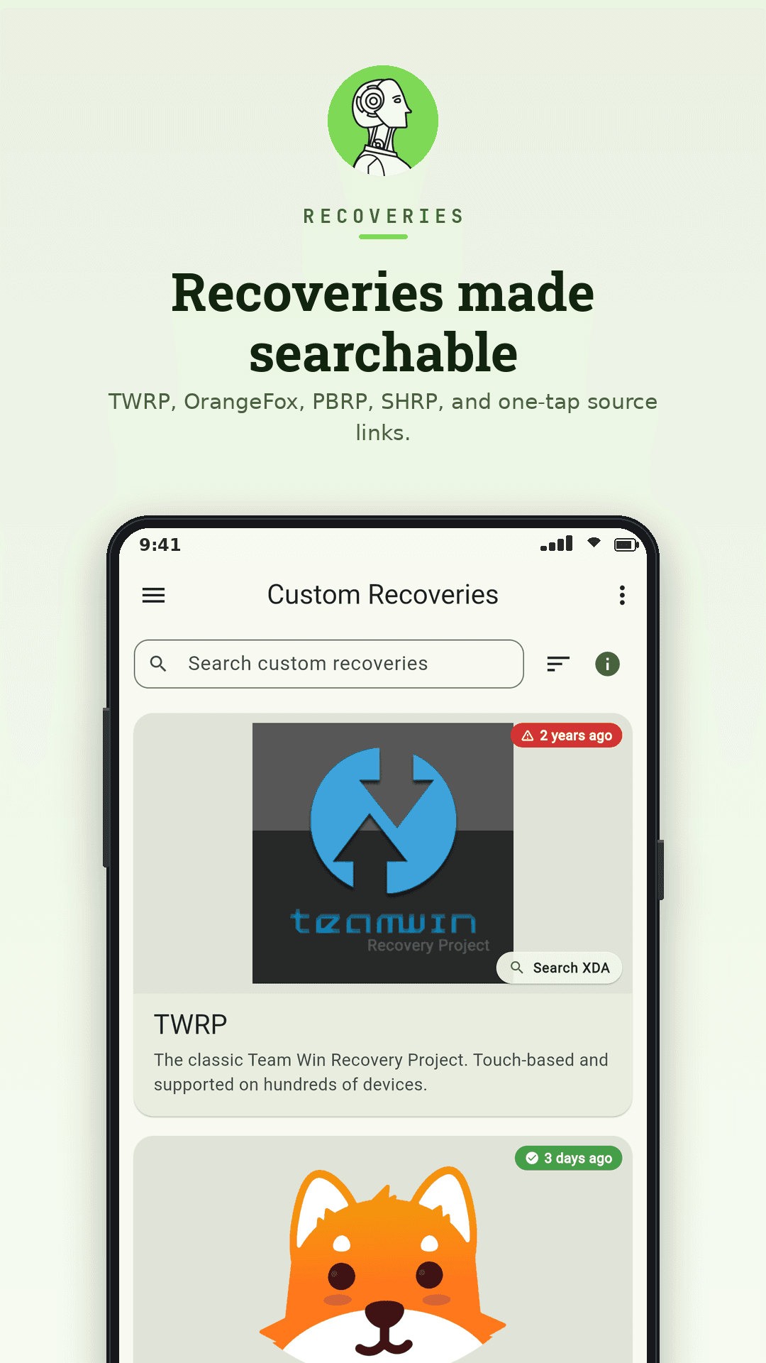Custom RR: ROMs & Recovery screenshot 4