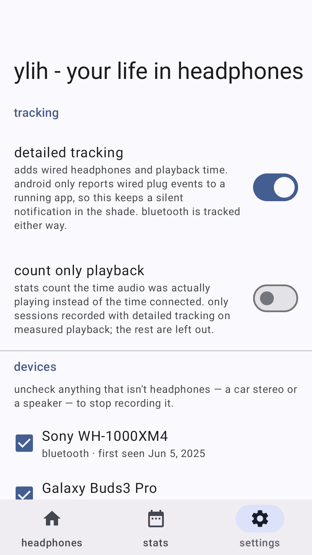 ylih - your life in headphones screenshot 4