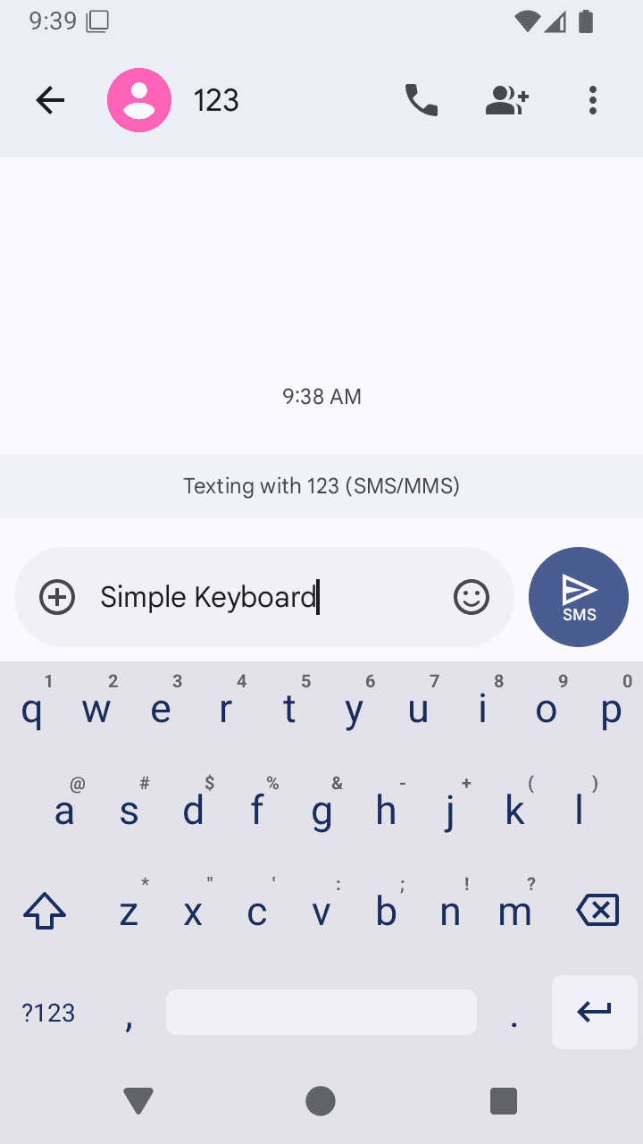 Iris Keyboard screenshot 1