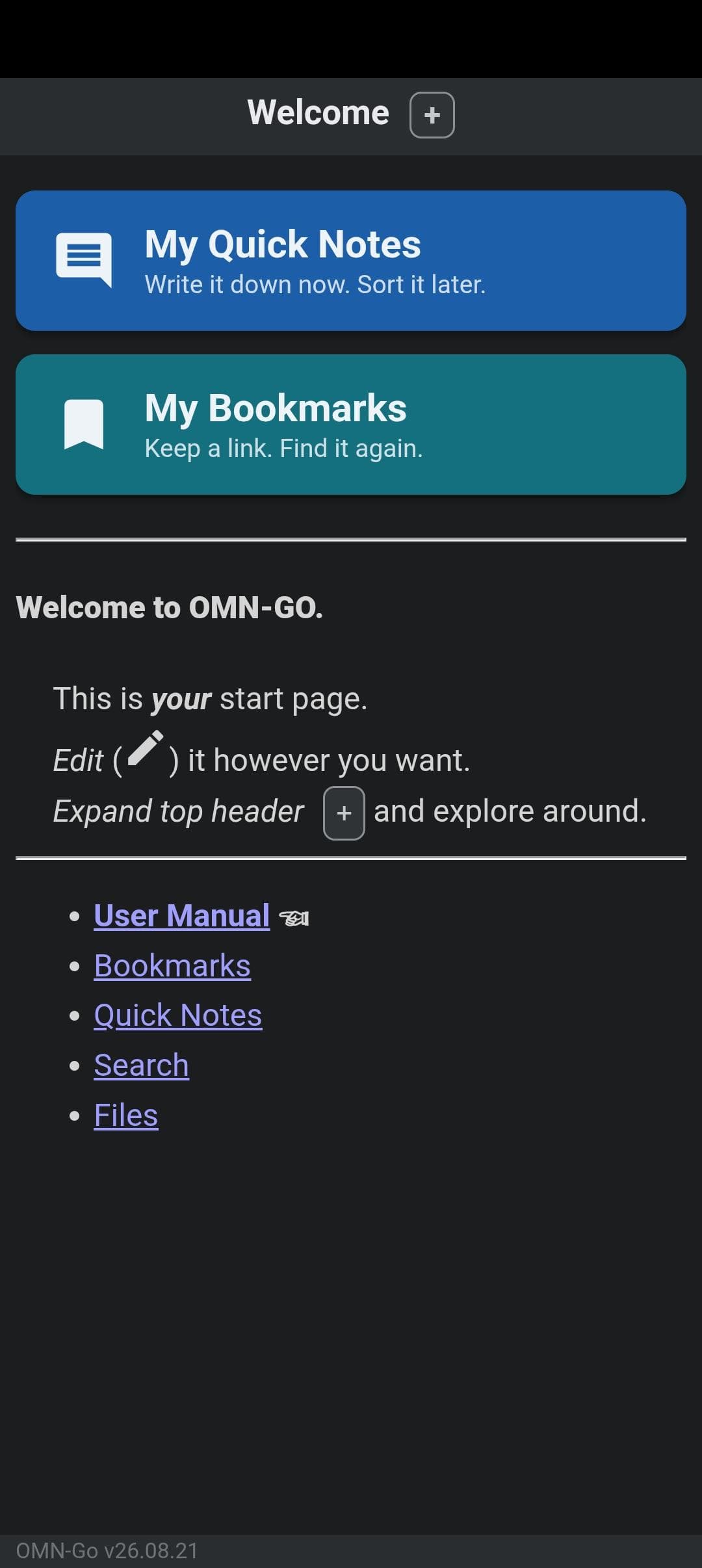 OMN-Go screenshot 1