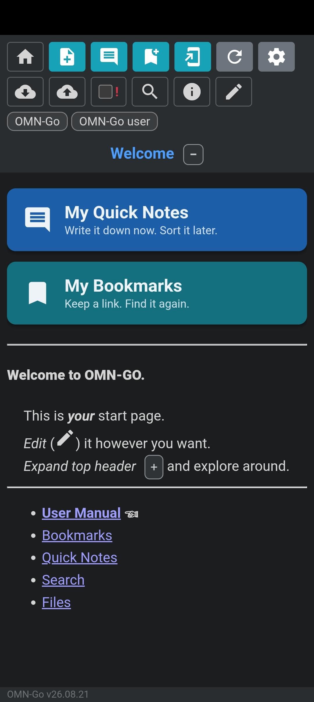 OMN-Go screenshot 2