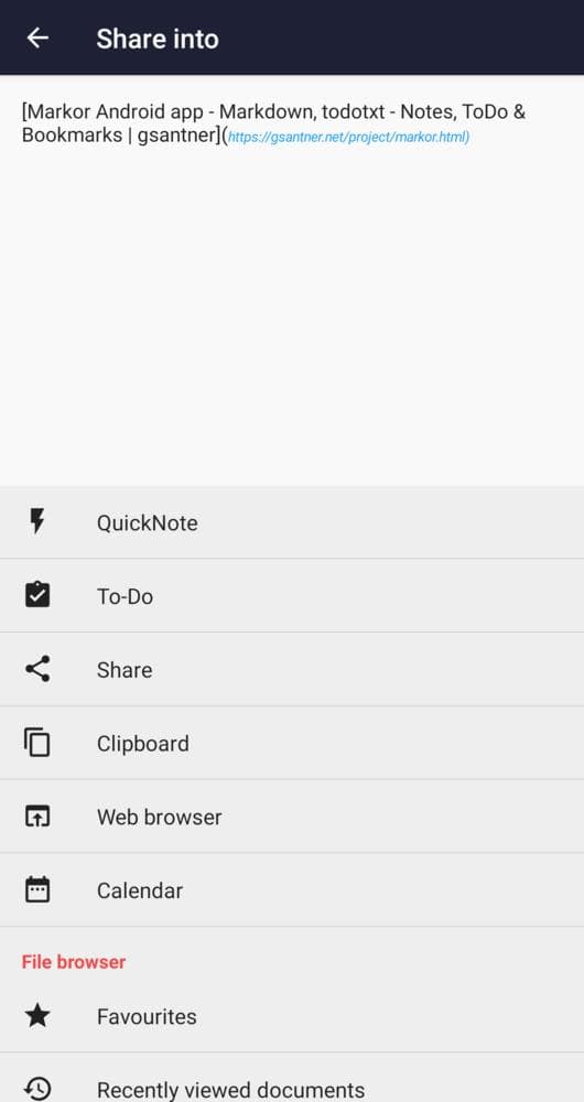Markor screenshot 6