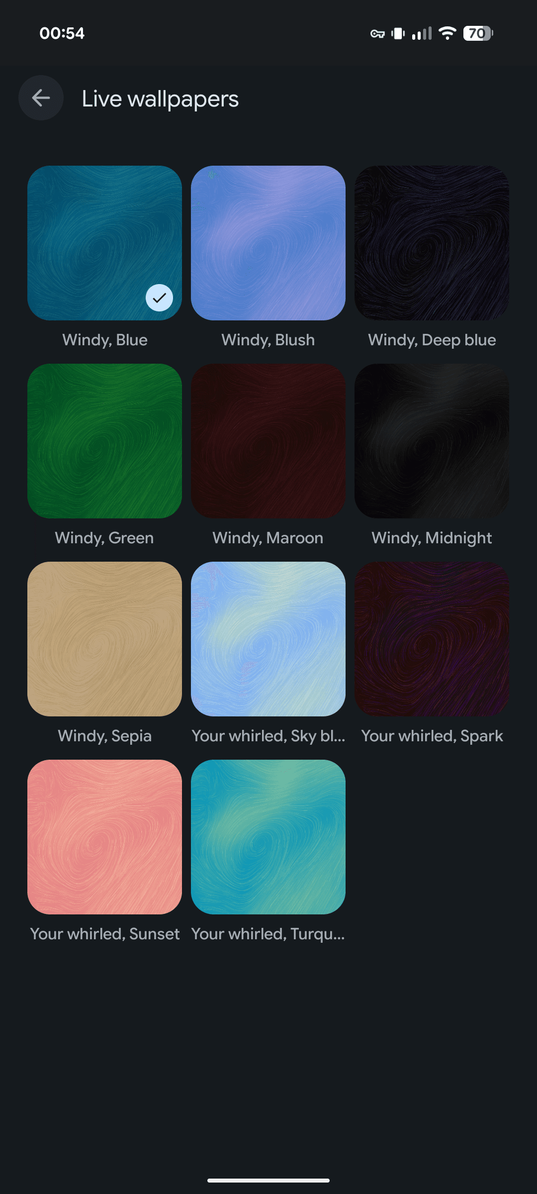 Windy Live Wallpaper screenshot 2
