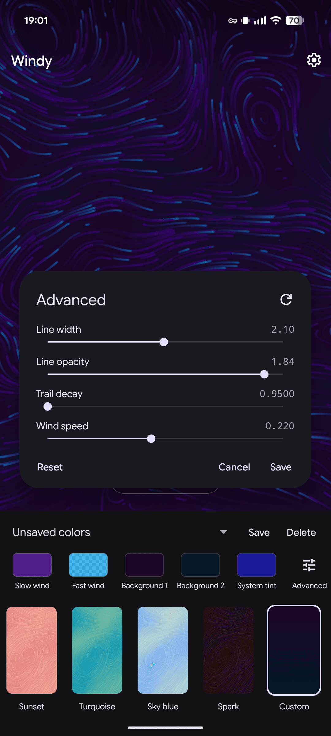 Windy Live Wallpaper screenshot 5