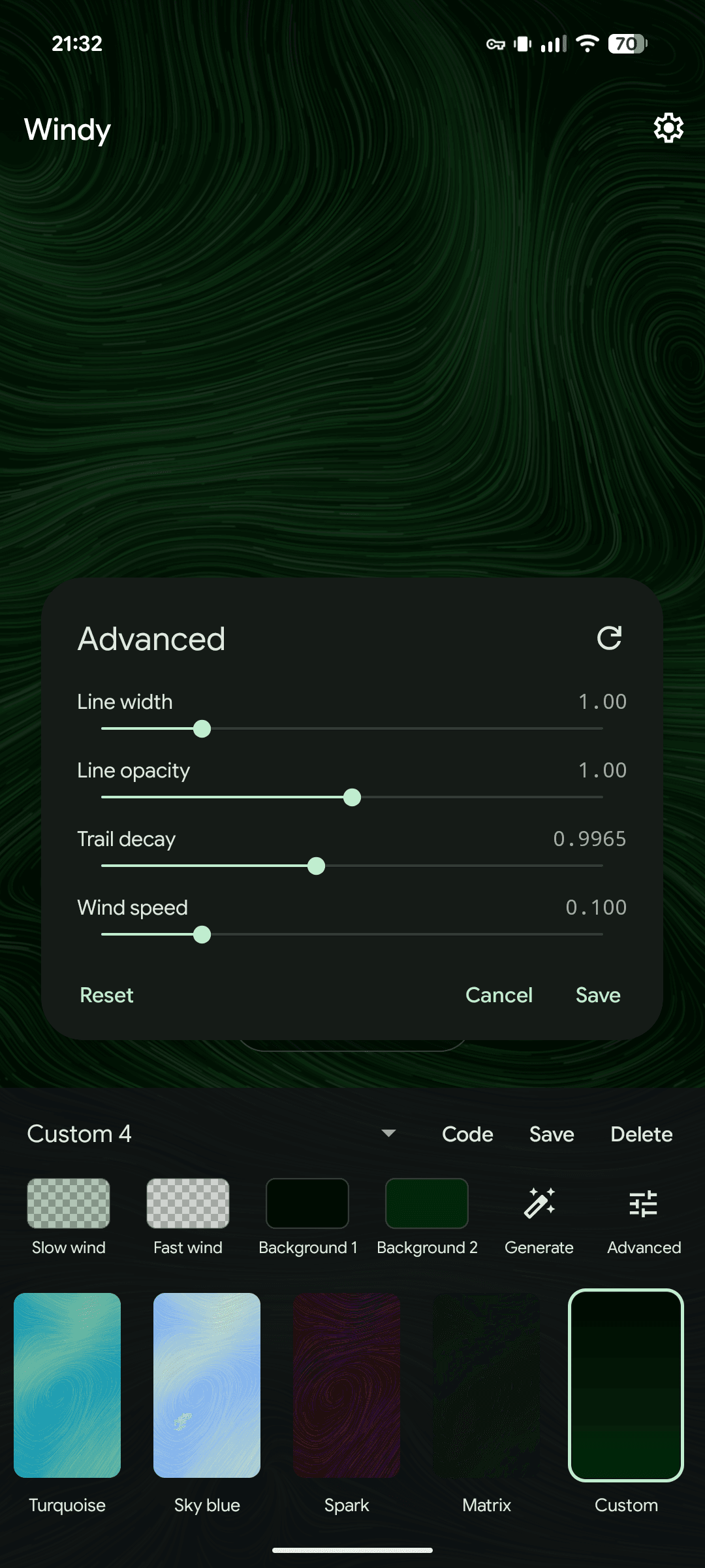 Windy Live Wallpaper screenshot 6