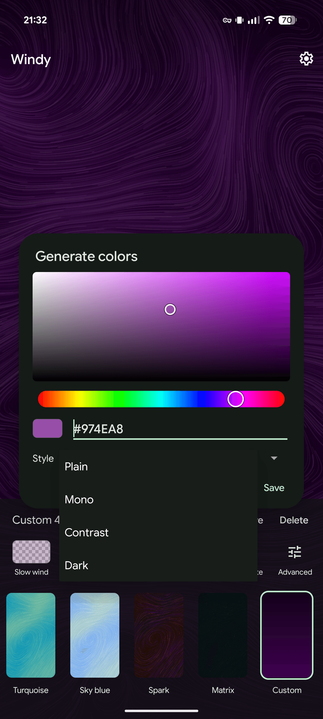 Windy Live Wallpaper screenshot 7