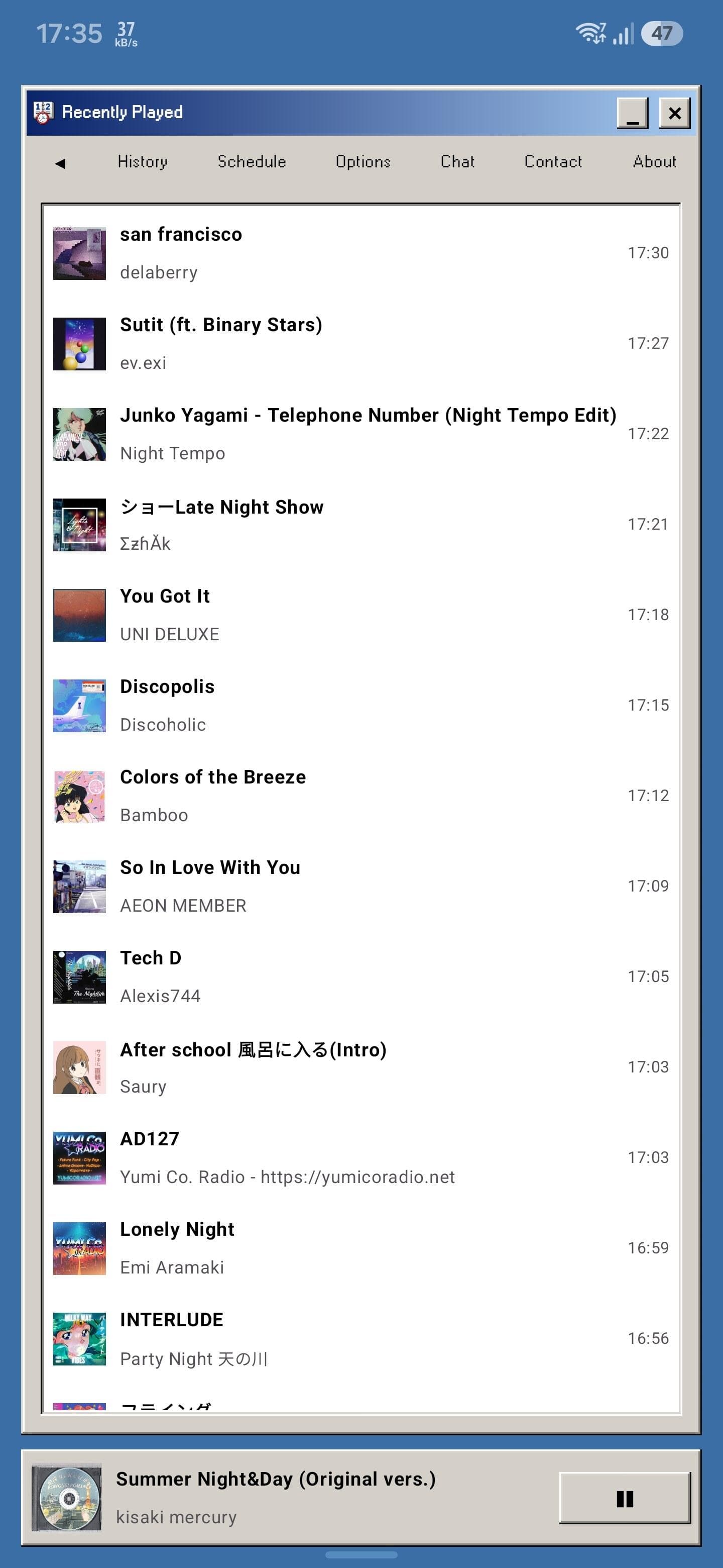 Yumi Co. Radio screenshot 2