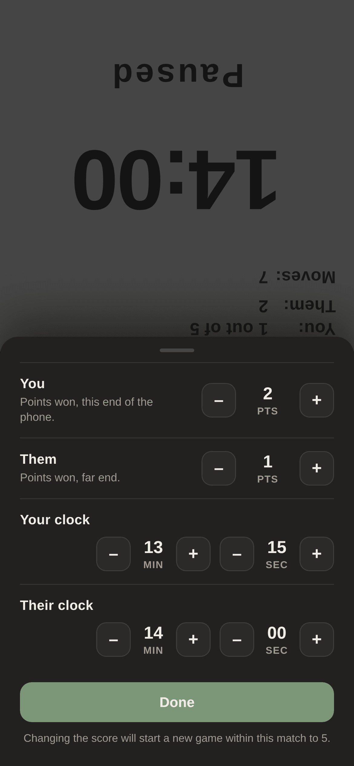 Backgammon Clock screenshot 2