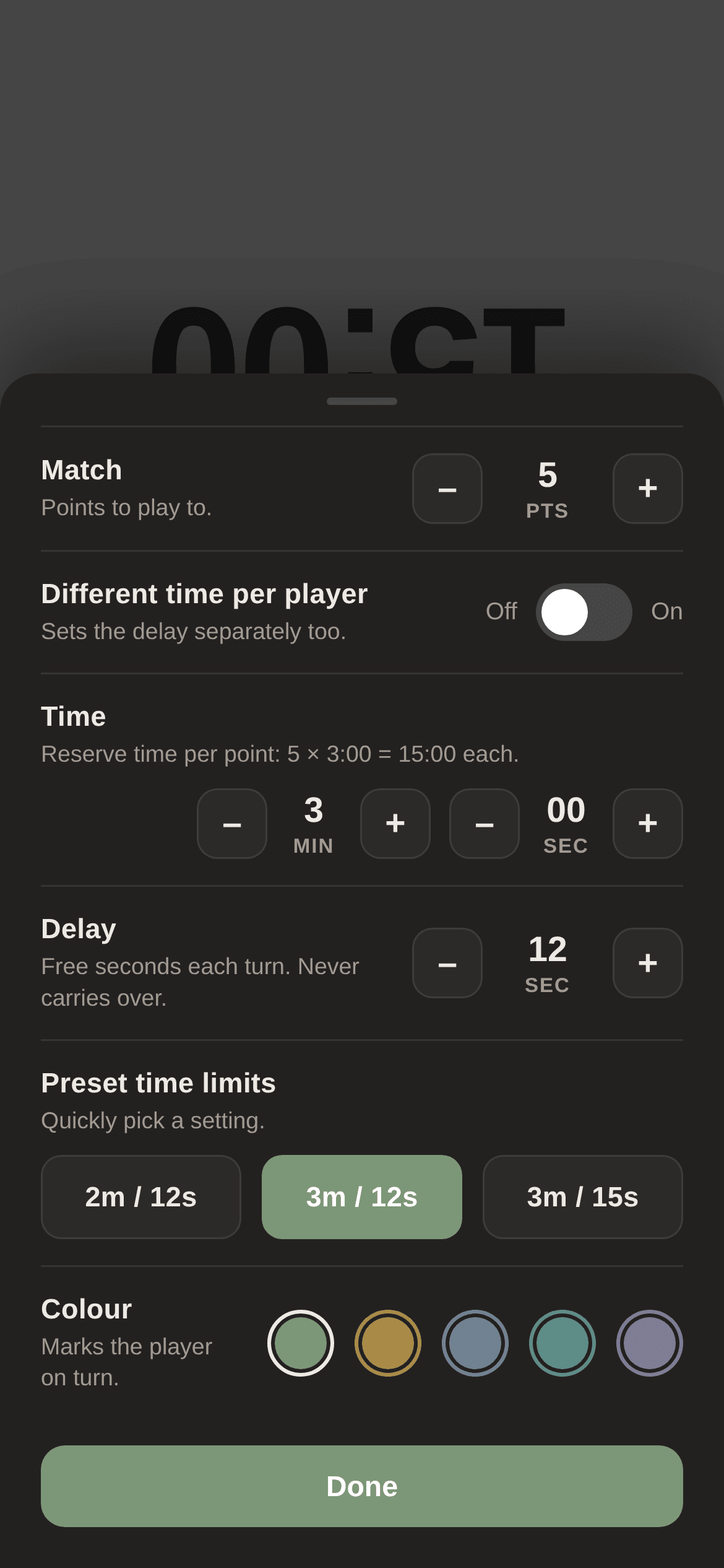 Backgammon Clock screenshot 3