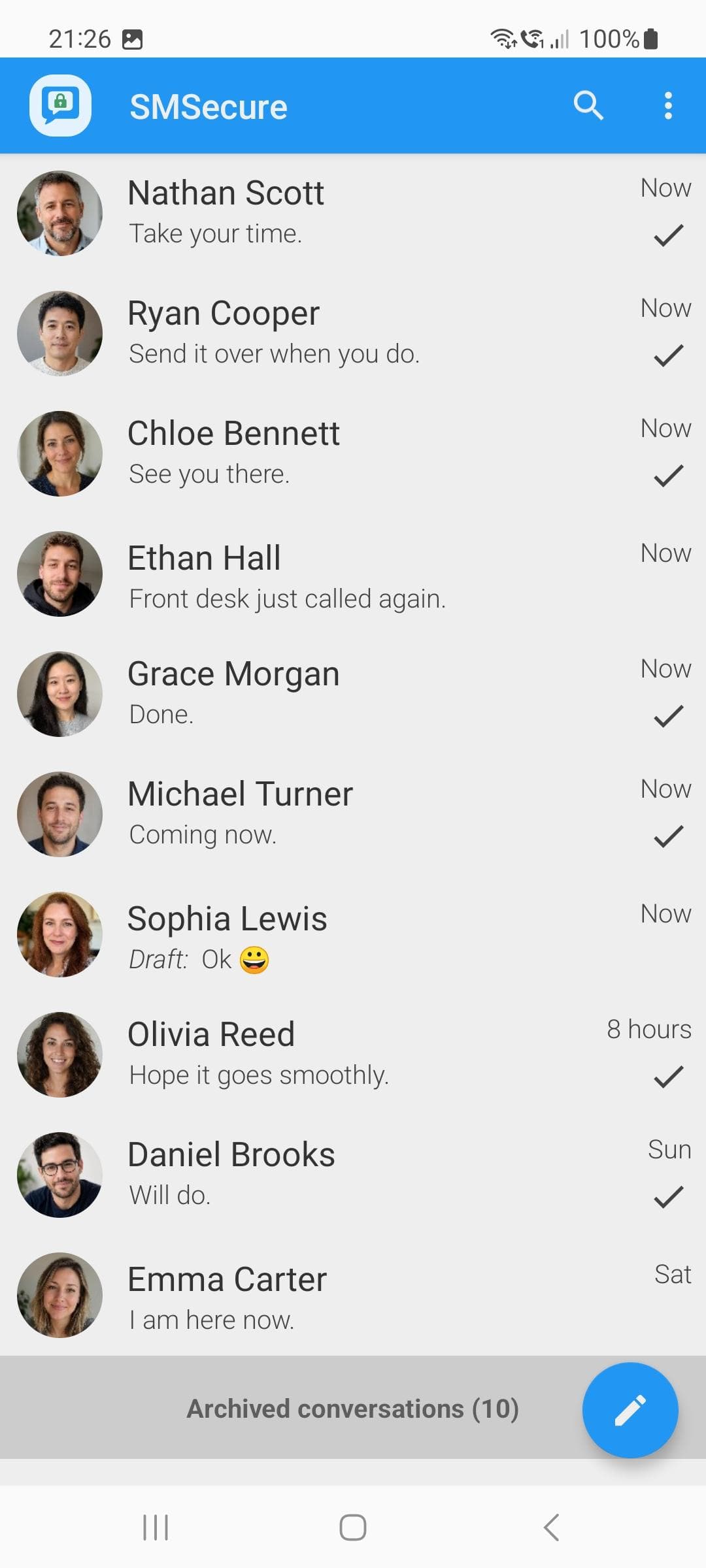 SMSecure screenshot 1