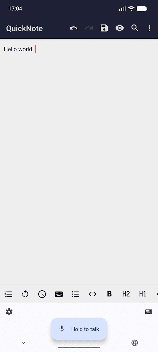 Voxscribe - Offline Voice Input screenshot 1