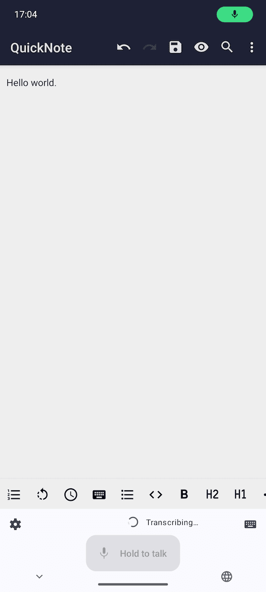 Voxscribe - Offline Voice Input screenshot 2